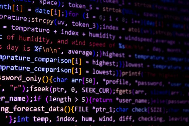 Exemplo de código de programação