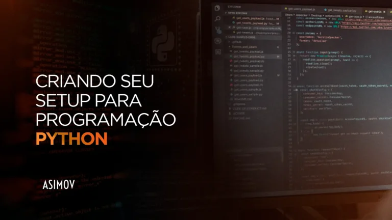 Banner do curso Criando seu Setup para Programação Python