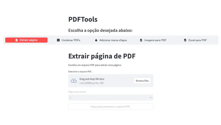 Banner do projeto PDFTools – Webapp para manipulação de PDFs