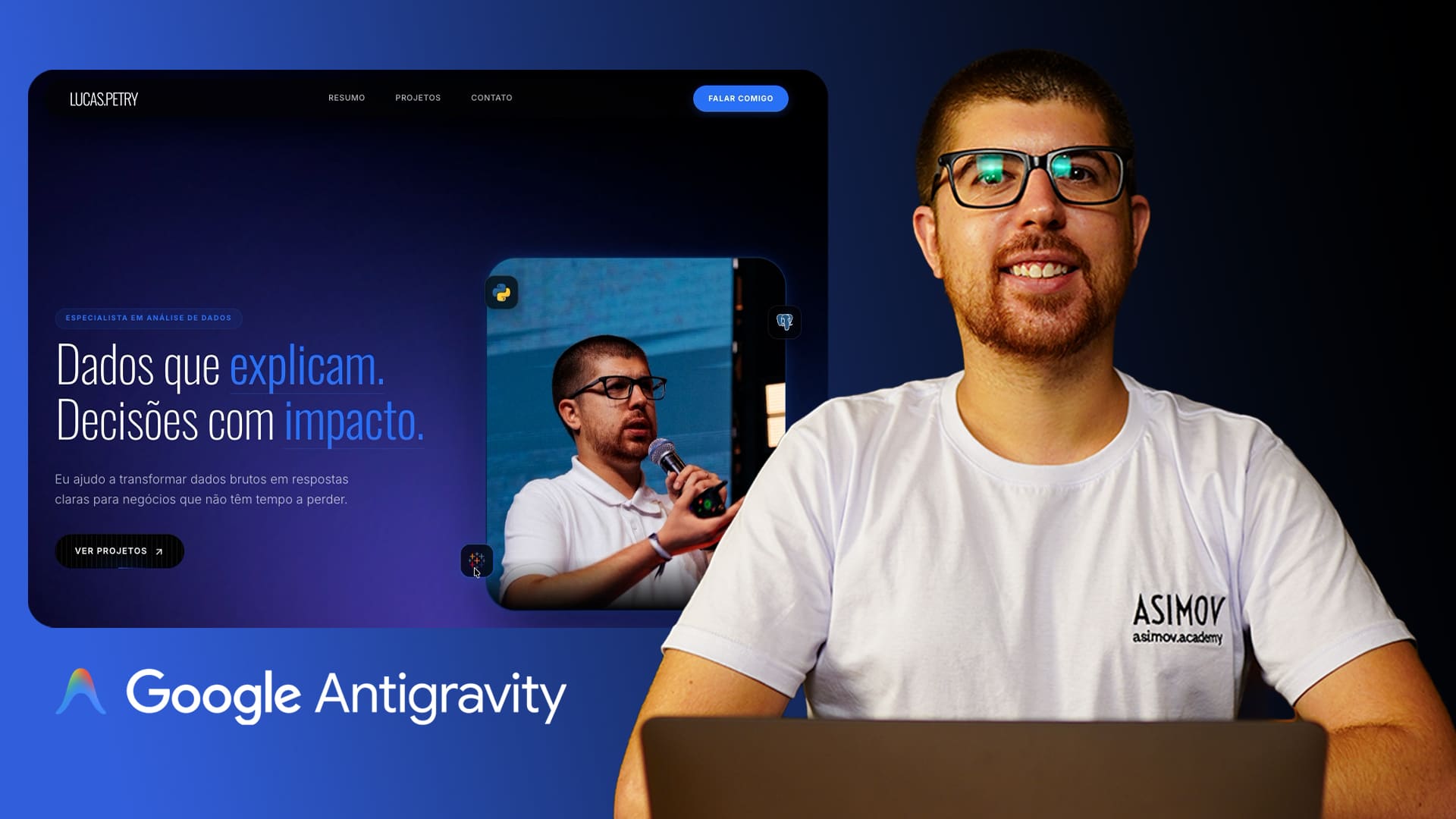 Portfólio com Vibe Design